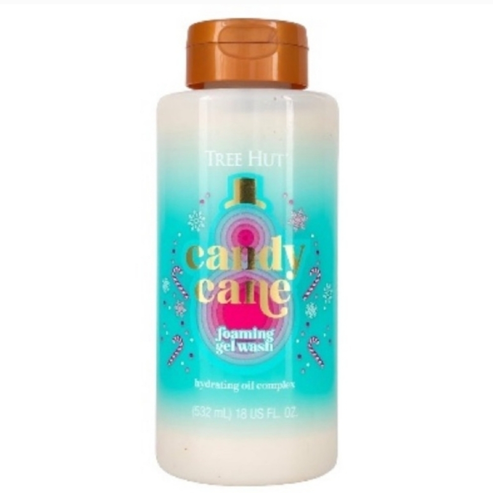 ✨NWT - Tree Hut Candy Cane Nourishing & Moisturizing Foaming Gel Wash, 18 oz.✨